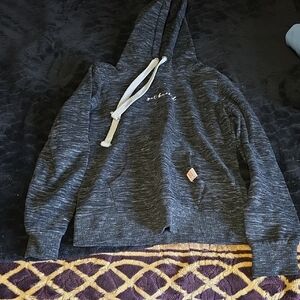 Women’s Hooded Sweater In Dark Heather Gray